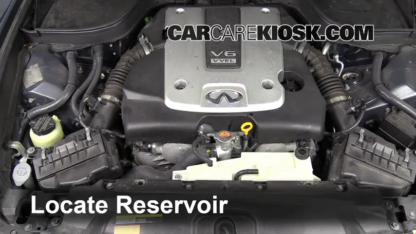 2009 Infiniti G37 X 3.7L V6 Sedan (4 Door) Windshield Washer Fluid